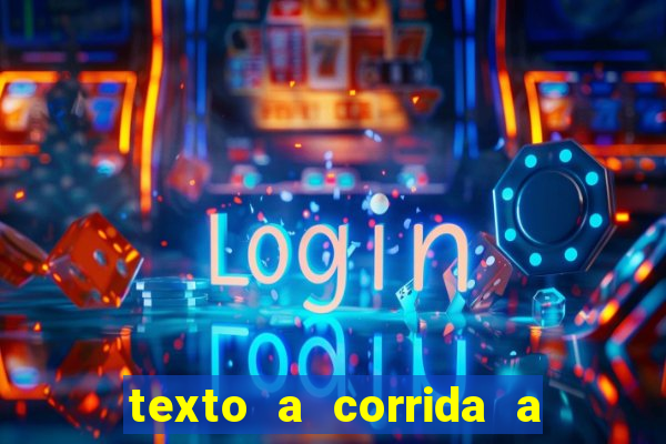 texto a corrida a lagarta lili